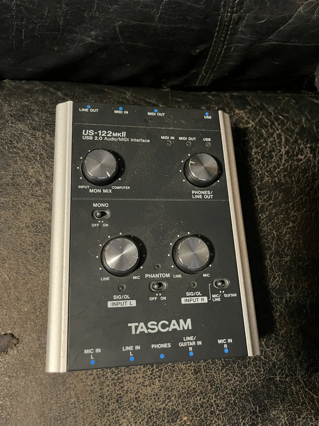 Tascam US-122MKII USB Audio/MIDI Interface image indicator(4)
