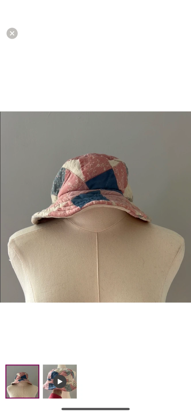 Quilted Bucket Hat - Handmade