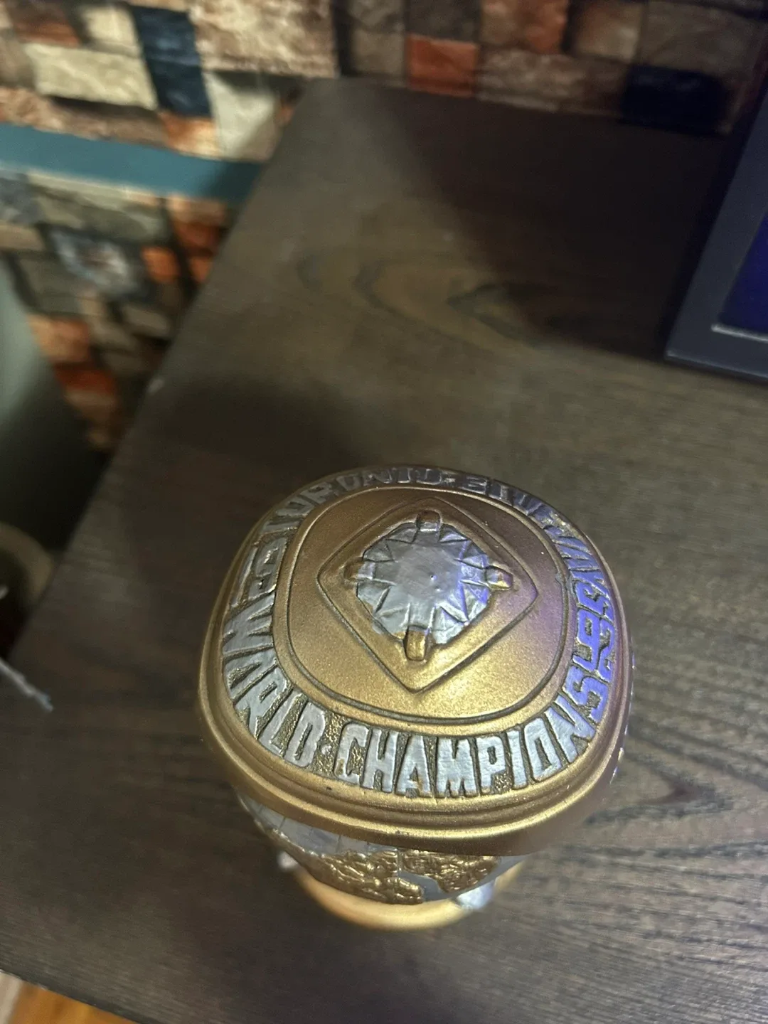 Rare Blue Jays 1992 World Series Ring Baseball Sculpture image indicator(4)