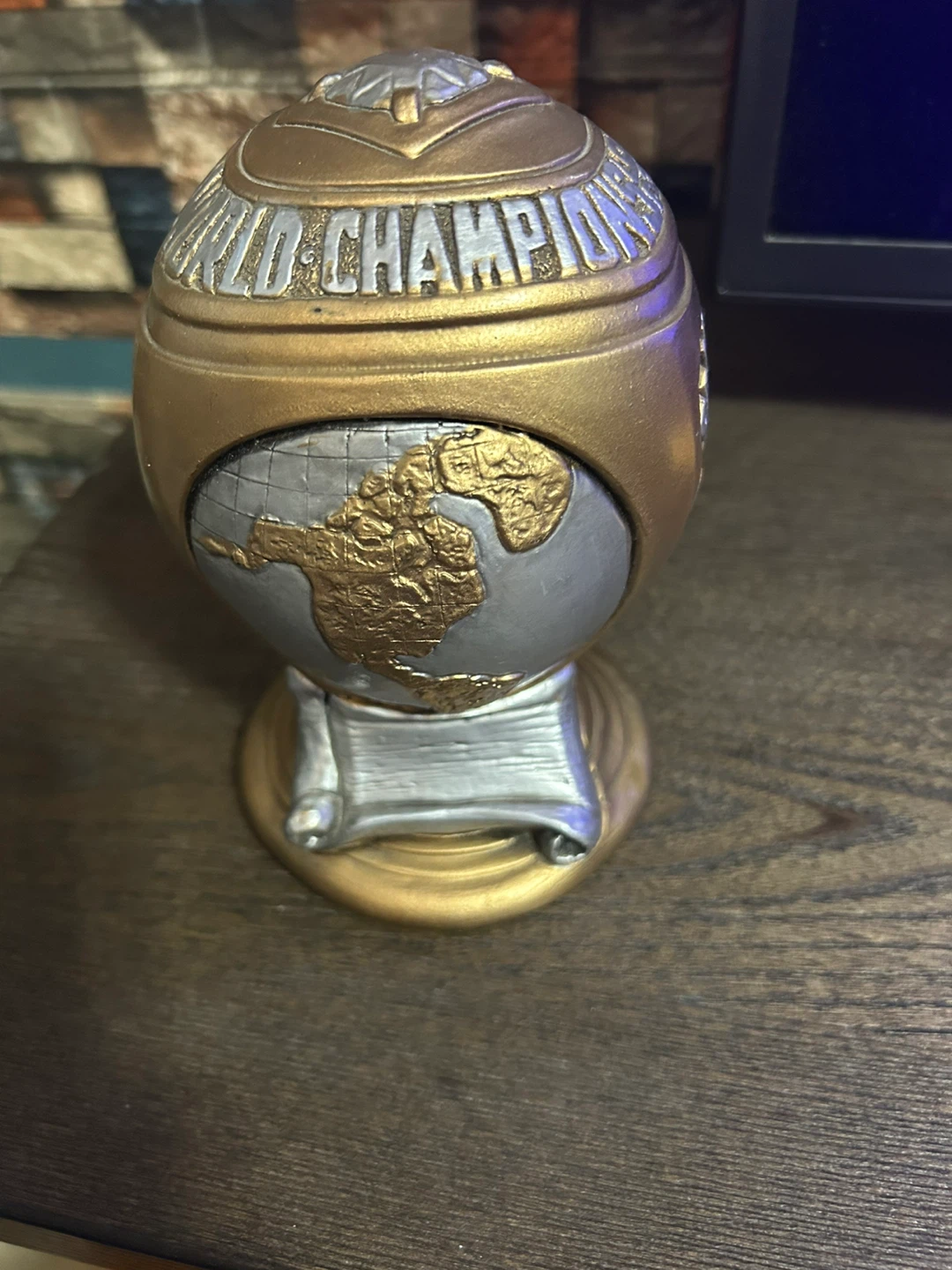 Rare Blue Jays 1992 World Series Ring Baseball Sculpture