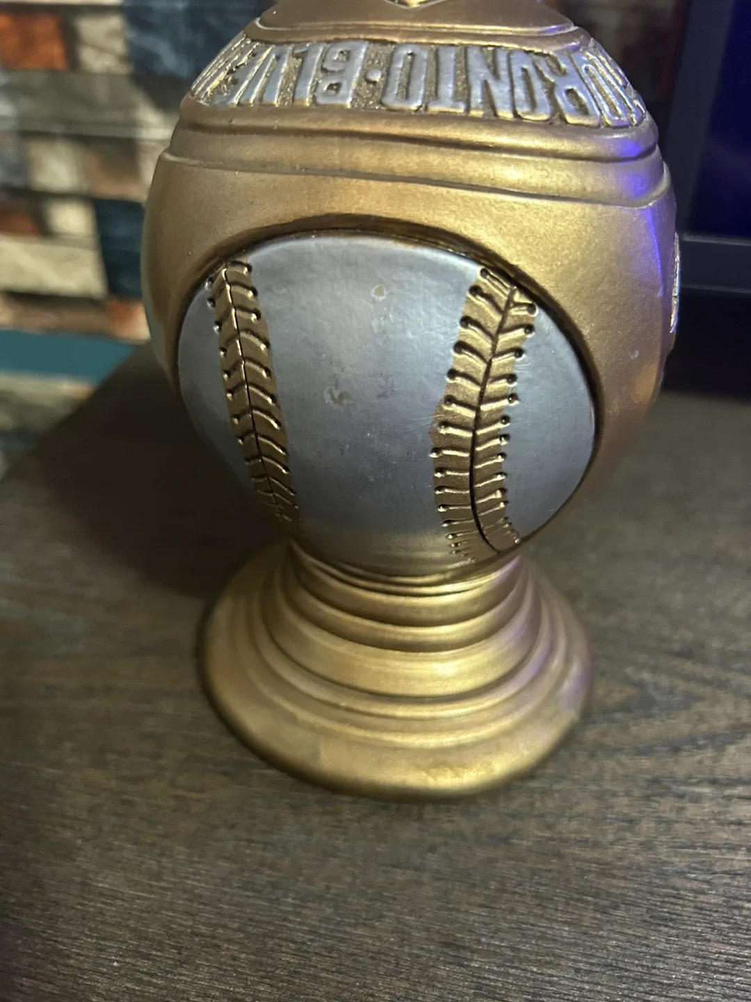 Rare Blue Jays 1992 World Series Ring Baseball Sculpture image indicator(3)