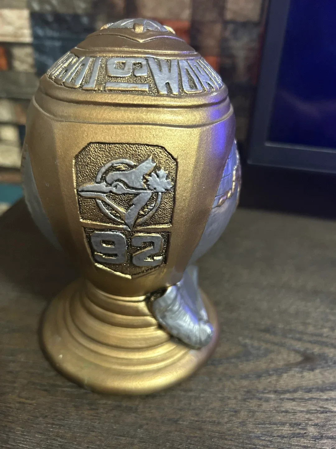 Rare Blue Jays 1992 World Series Ring Baseball Sculpture image indicator(6)