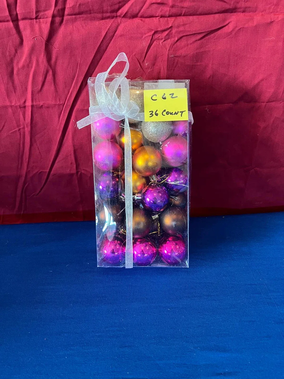 NEW - Box of 36 Christmas Ornaments