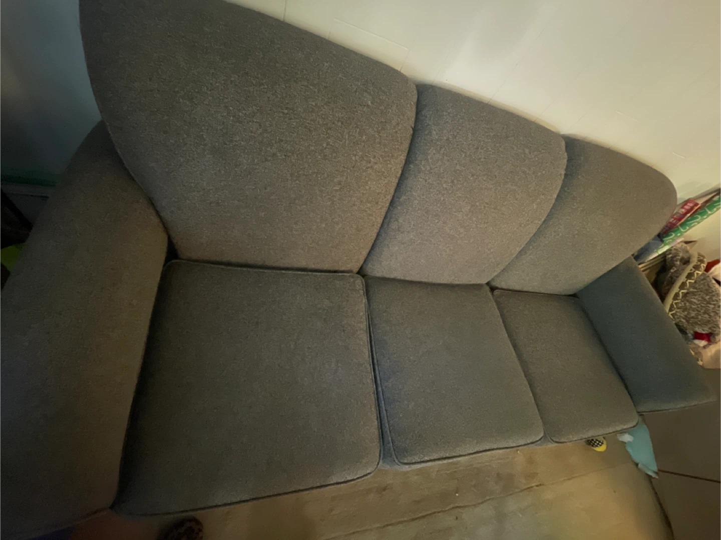 Grey 3-Seater Sofa - Like New! - photo 2