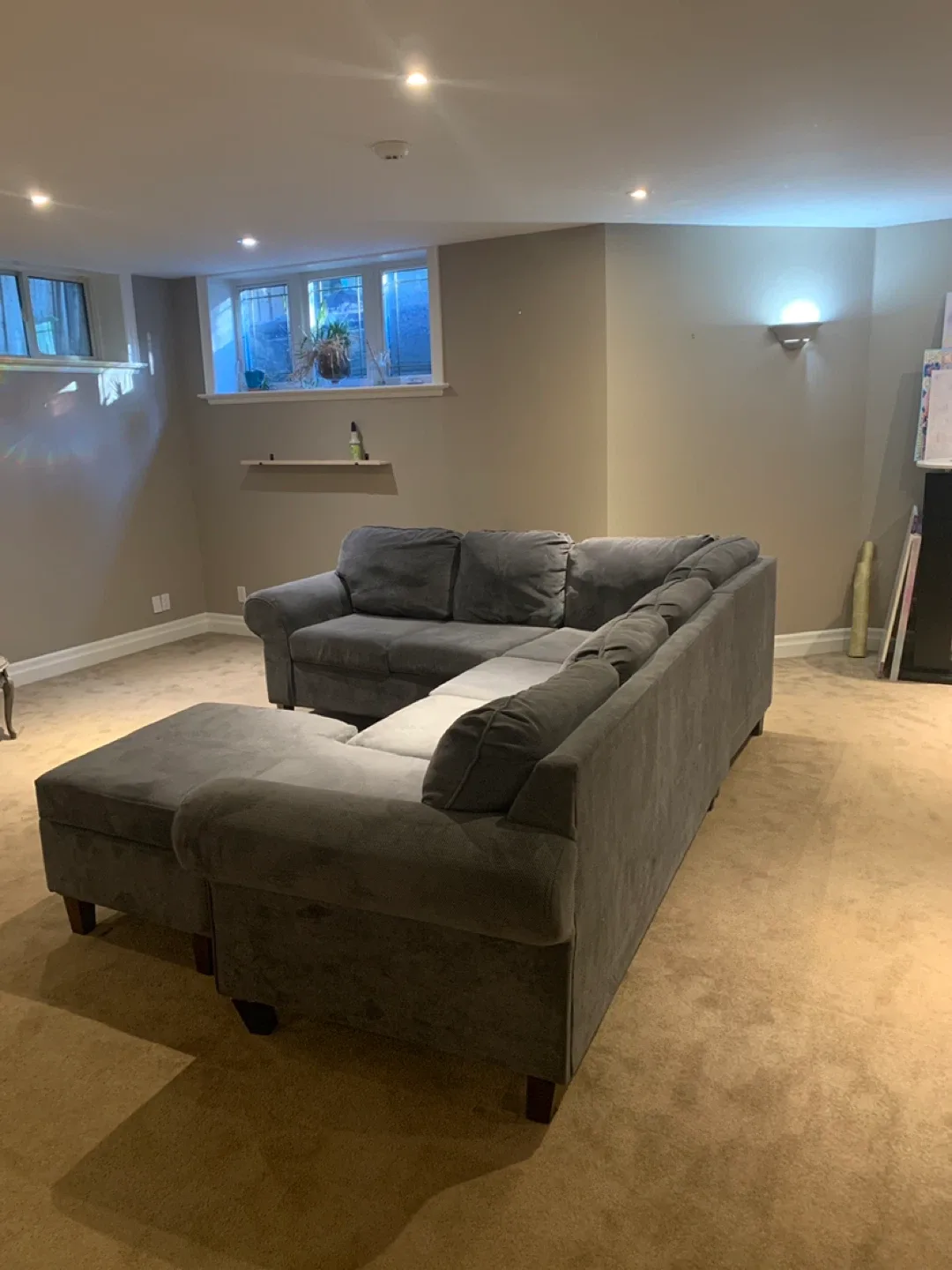 Grey Sectional Sofa image indicator(2)