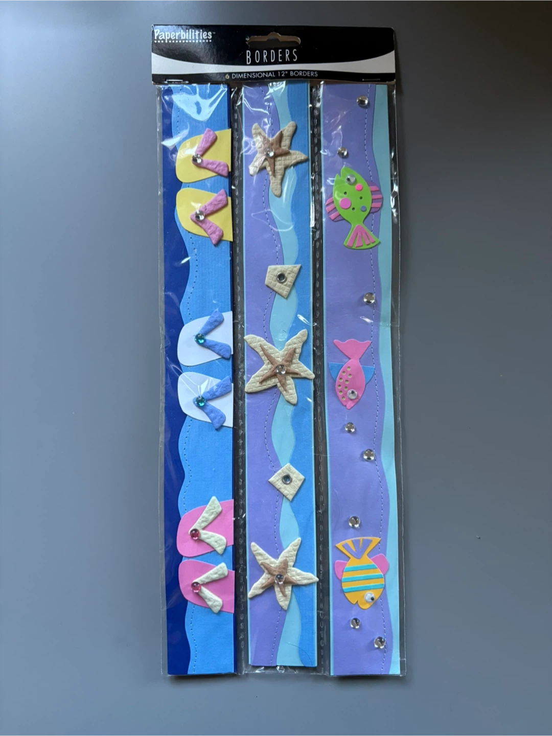 Paperbilities 3D Borders 12” - Beach Theme - photo 2