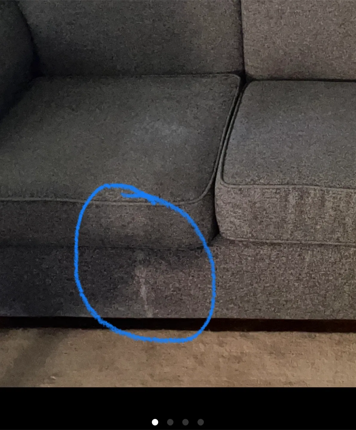 Grey 3-Seater Sofa - Like New! image indicator(5)