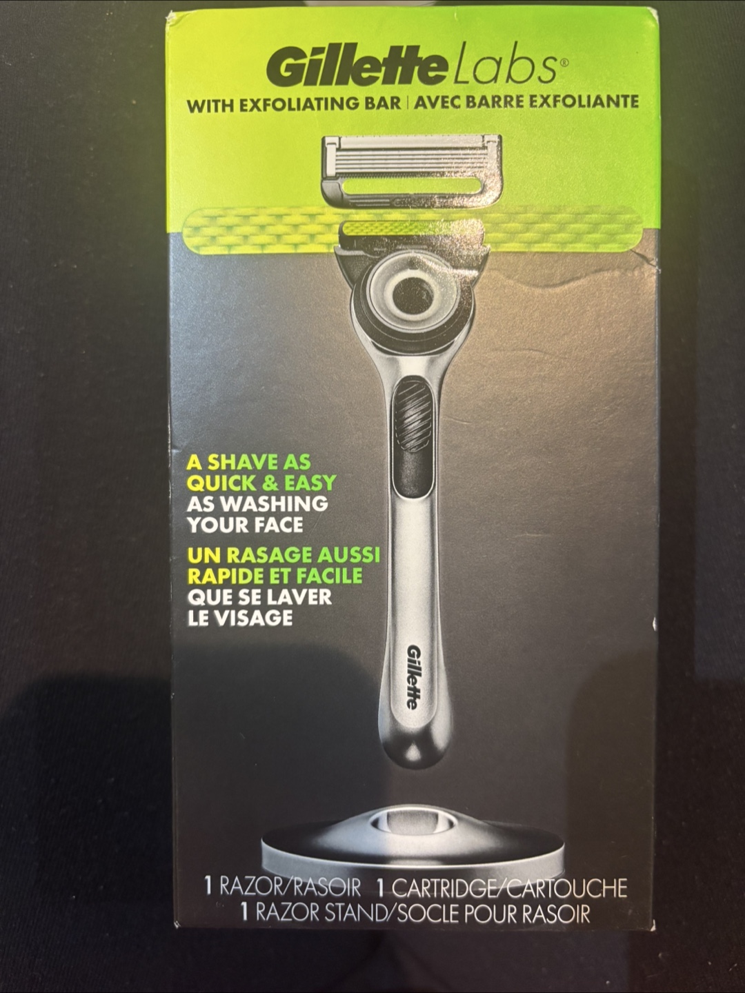 GilletteLabs Exfoliating Bar Razor - New in Box