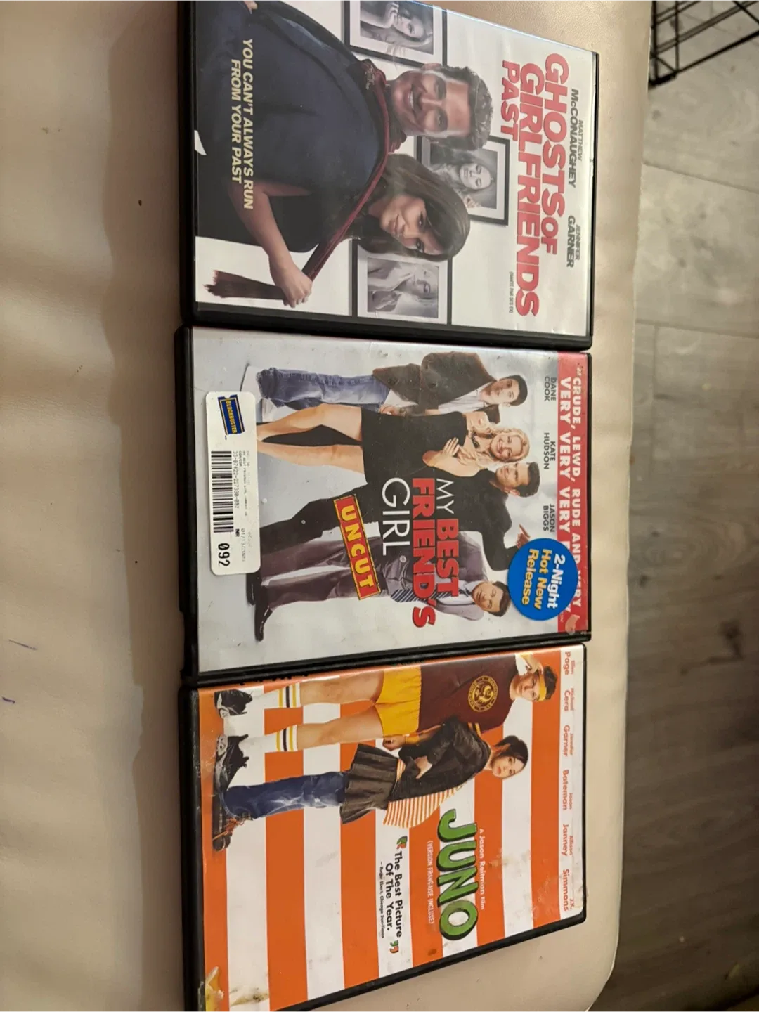 DVD Movies: Ghosts, My Best Friend's Girl, Juno $7 for 3 thumbnail