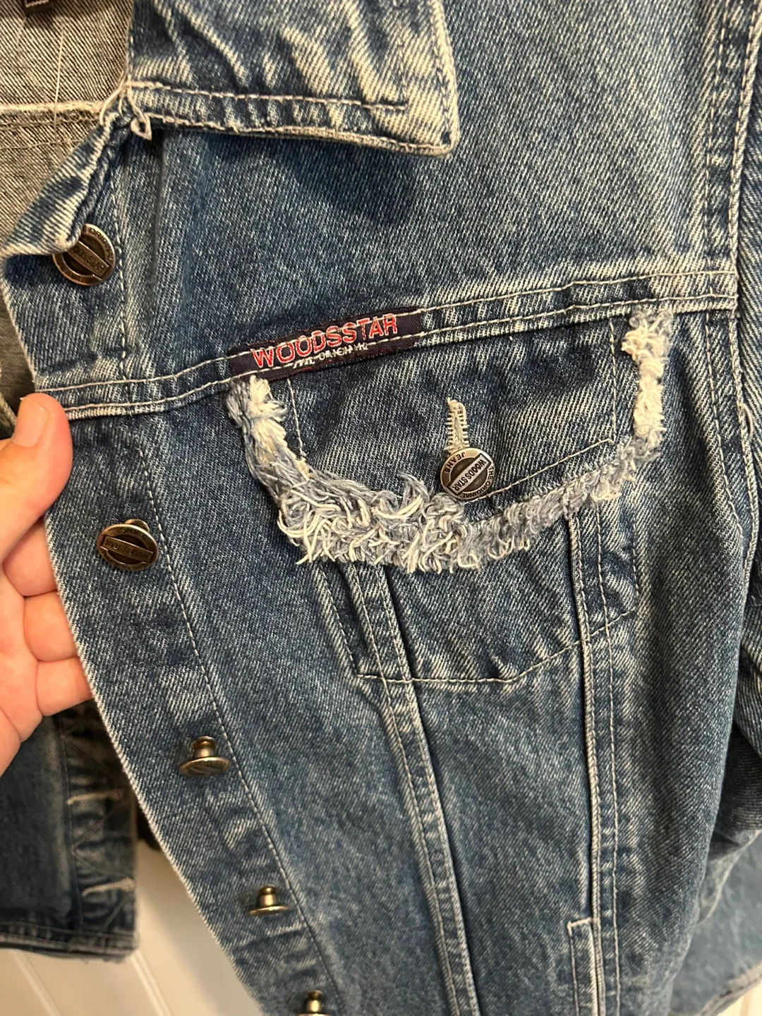 Woodstar Jeans Denim Jacket - Size XL image indicator(5)