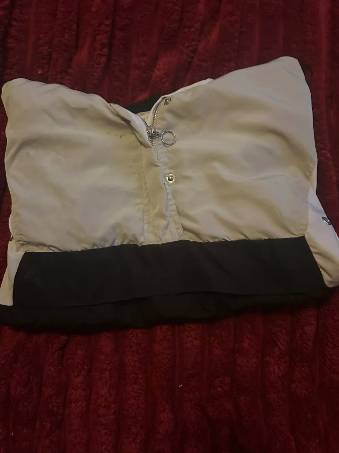 Beige & Black urban outfitters wind breaker