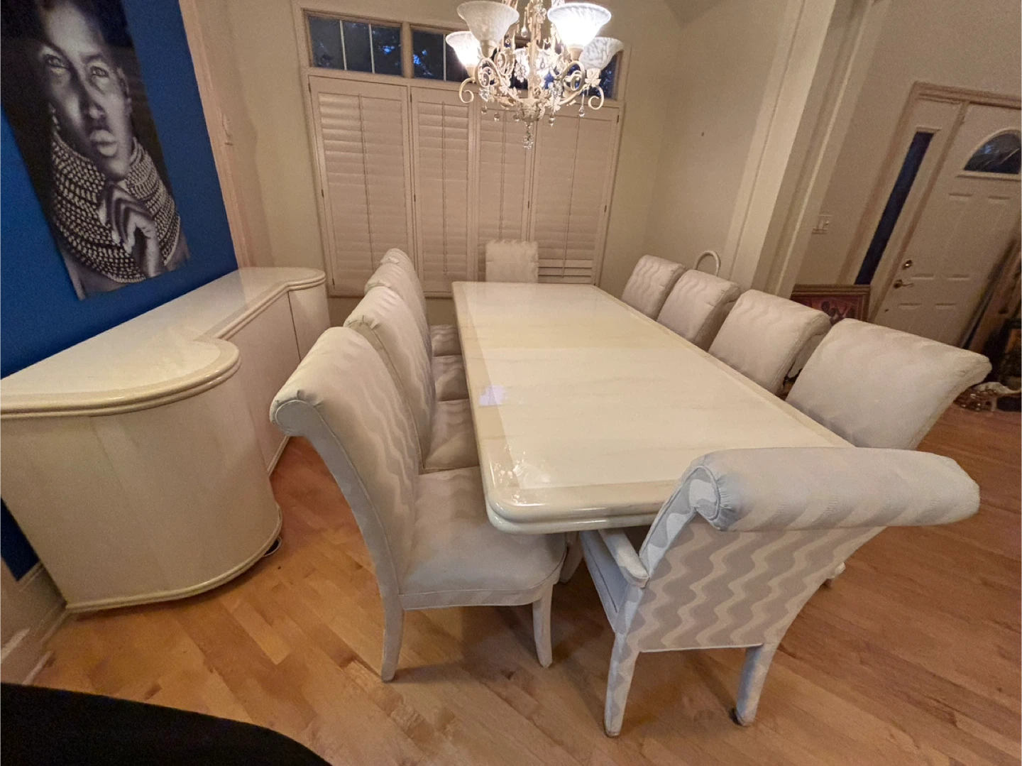 Custom made Dining Table Set with 10 Chairs - photo 2
