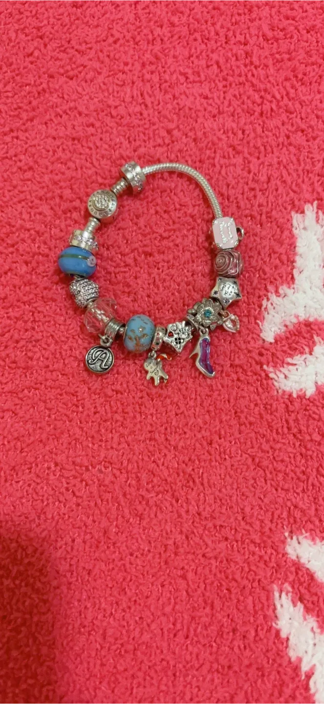 Pandora Charm Bracelet with Heart Case image indicator(2)