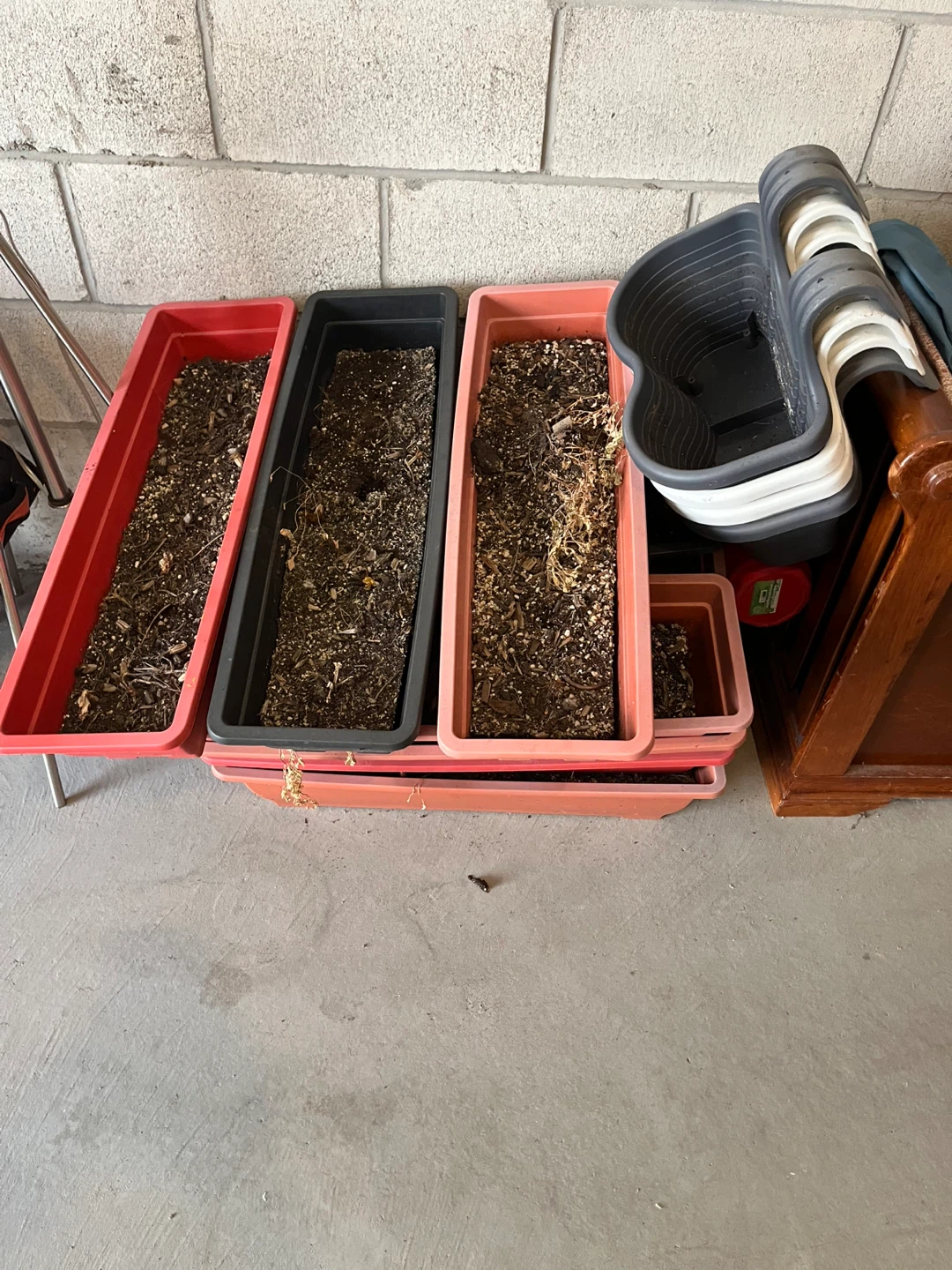 Assorted Plastic Plant Pots