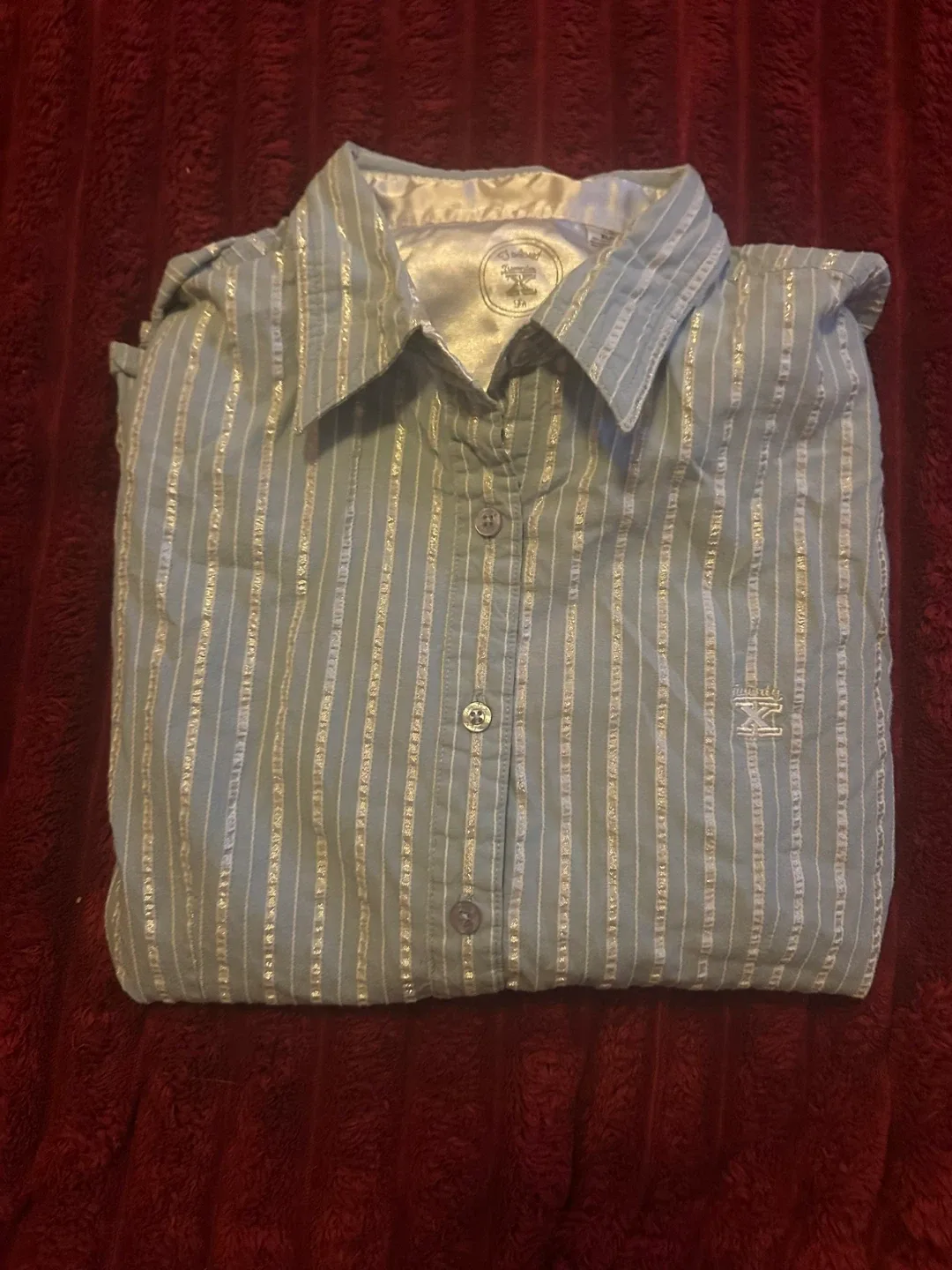 Striped Button-Up Shirt