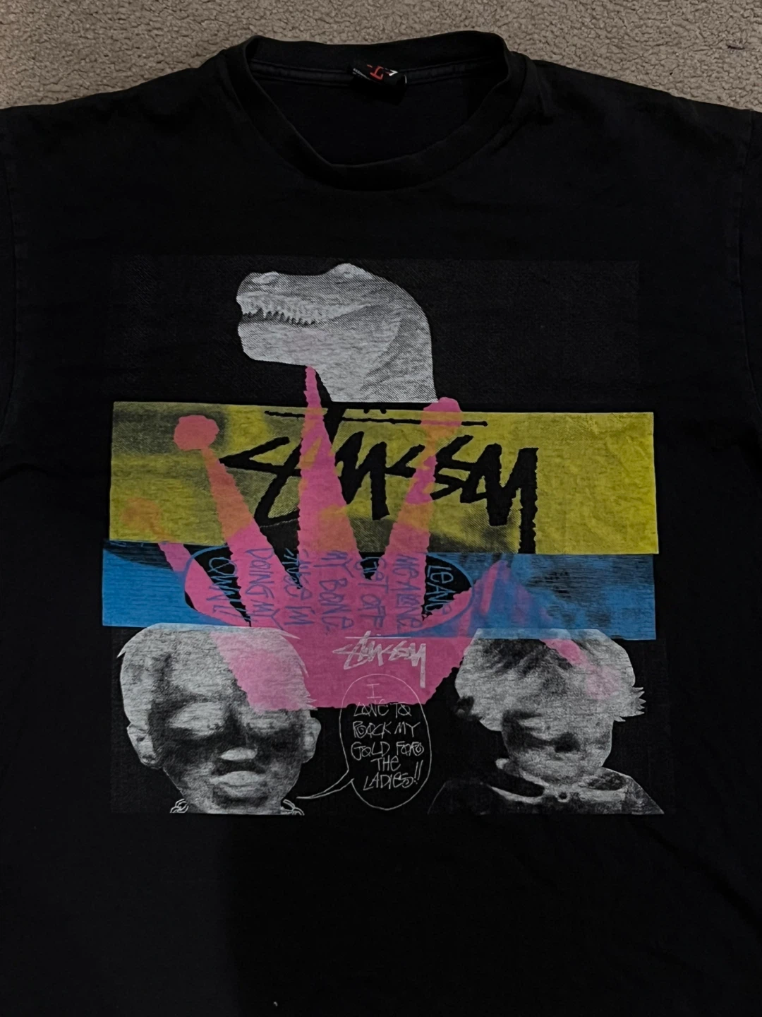 Rare 00’s Stussy Dino Tee - photo 3