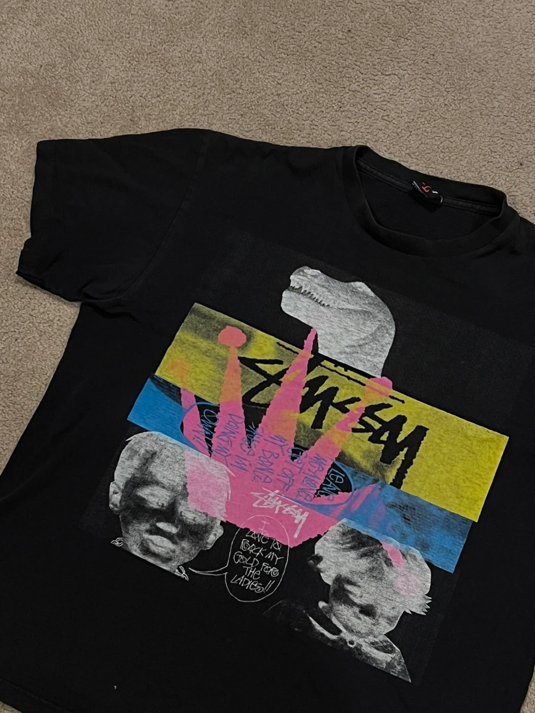 Rare 00’s Stussy Dino Tee - photo 2