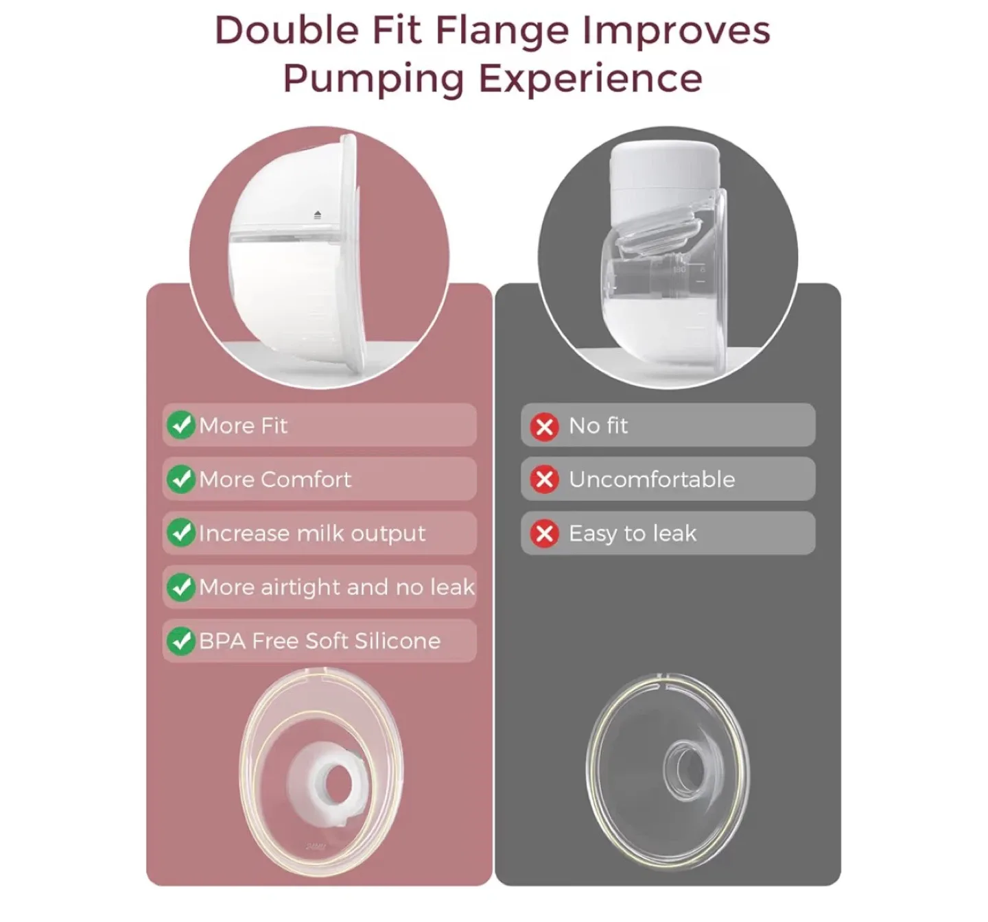 Momcozy M5 Hands-Free Breast Pump - Gray image indicator(4)