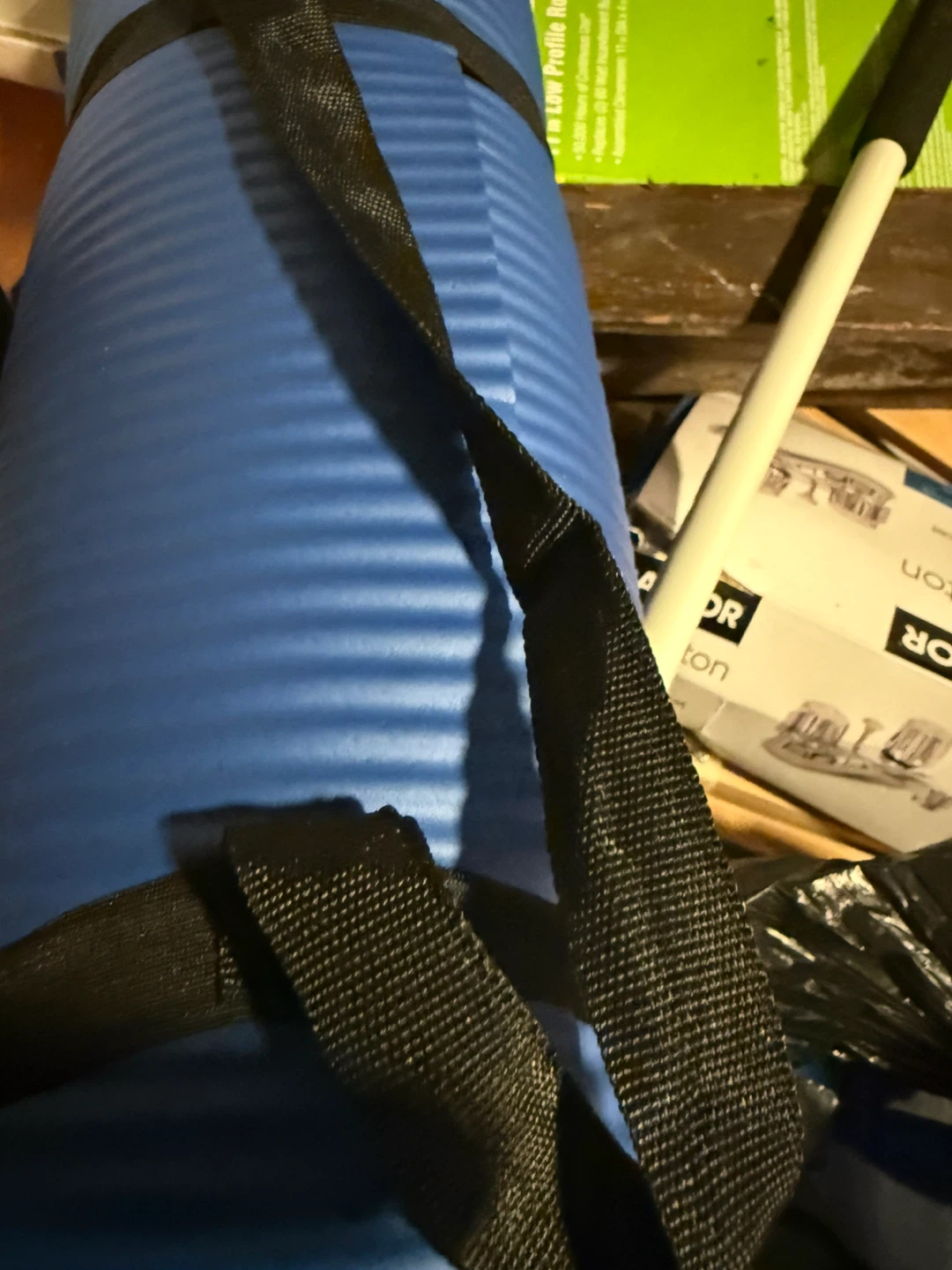 2 YOGA ITEMS 1Amazon Mat& & foam roller