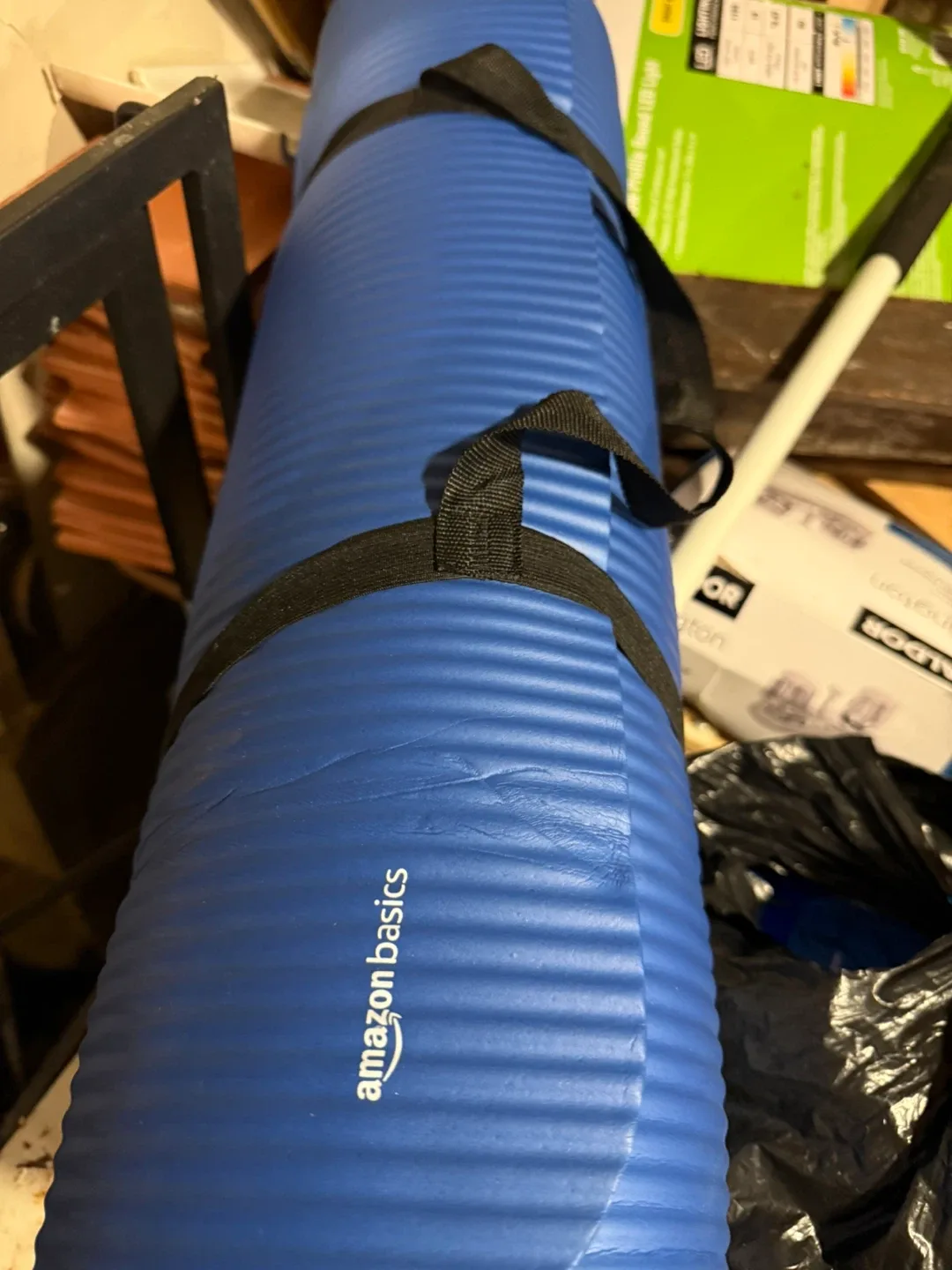 Amazon Basics Blue Yoga Mat& extra image indicator(5)