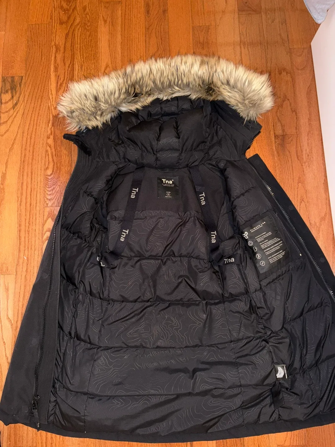 TNA Black Winter Coat image indicator(2)