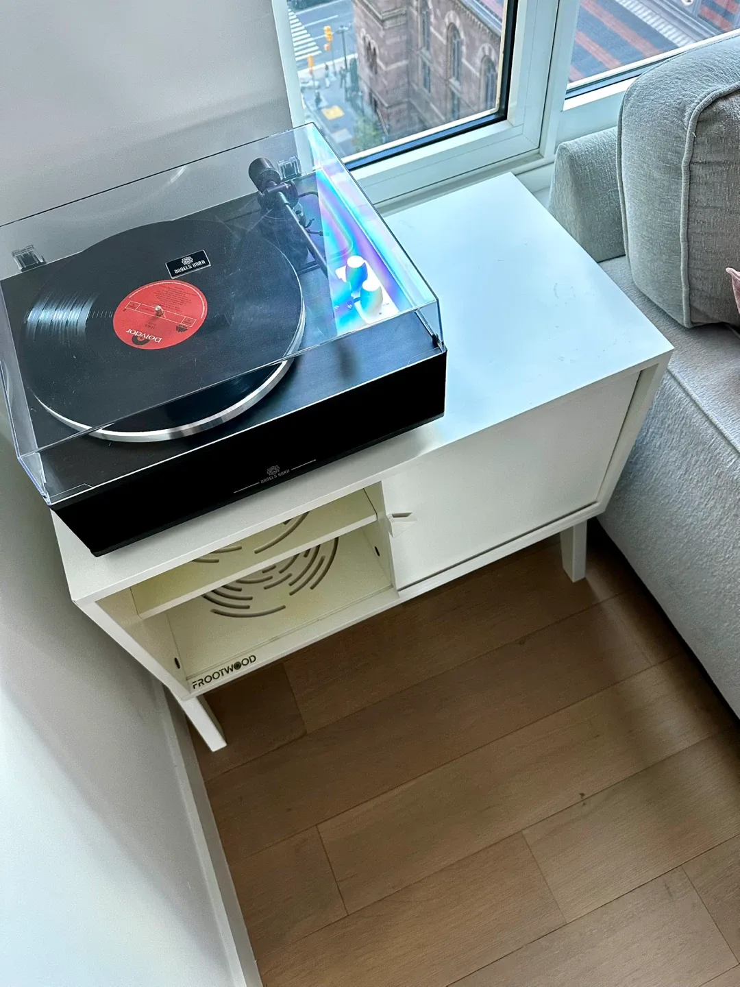 Frootwood Record Stand Cabinet image indicator(3)