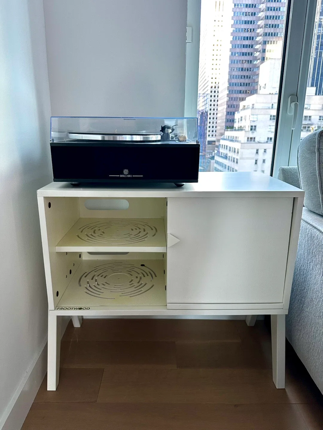 Frootwood Record Stand Cabinet image indicator(2)