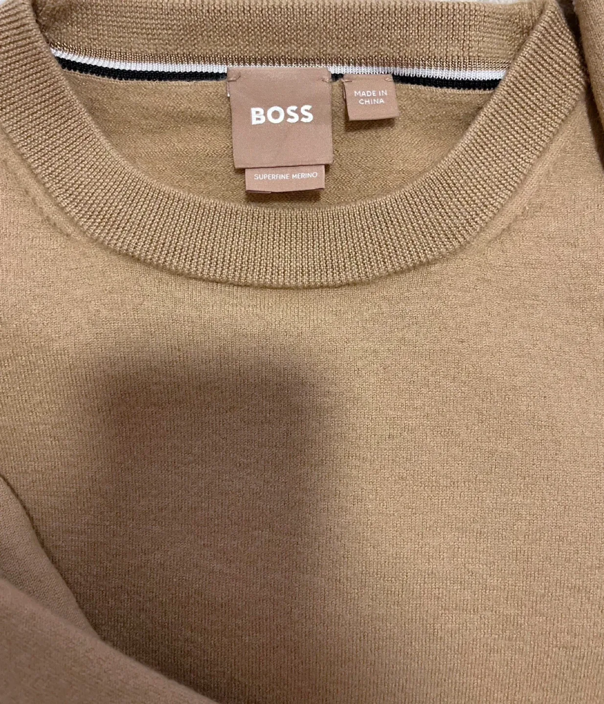 Women’s BOSS Superfine Merino Wool Sweater - Size S image indicator(3)
