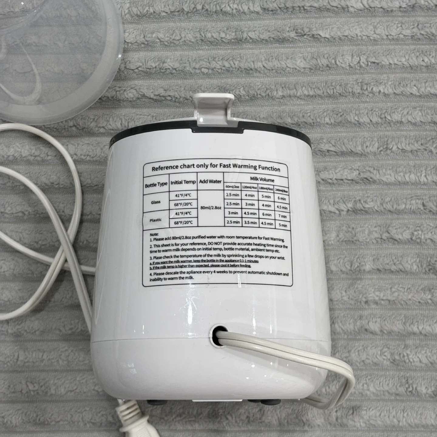 Larex Baby Bottle Warmer & Sterilizer image indicator(6)