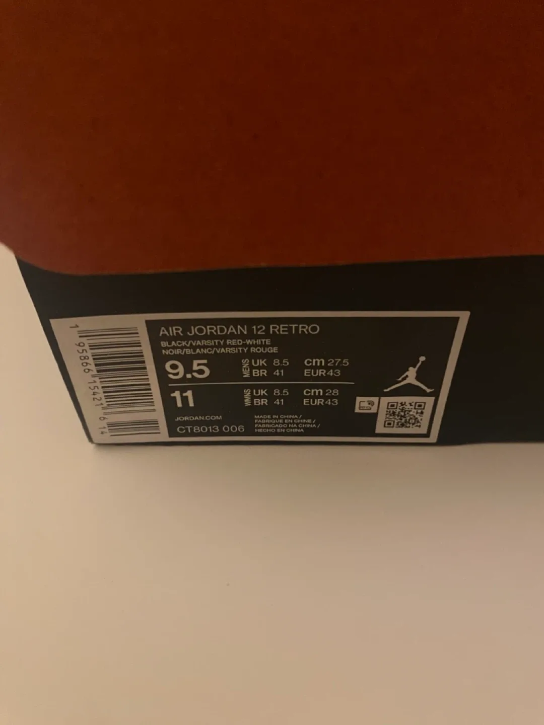 Jordan 12 Retro “Playoffs” Black/White image indicator(7)