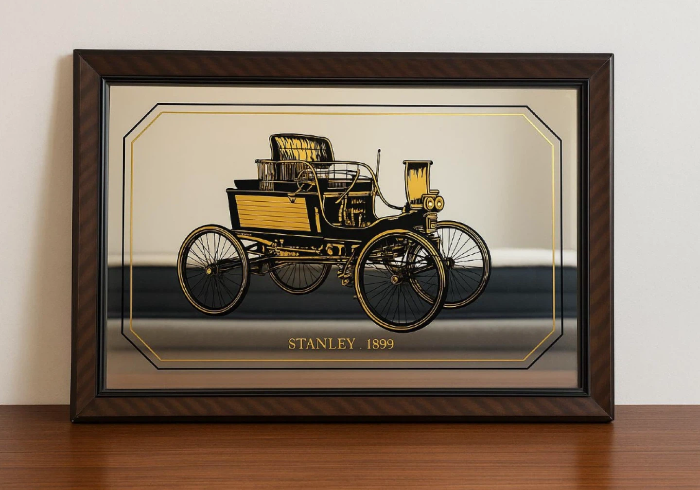 Stanley 1899 Car Mirror