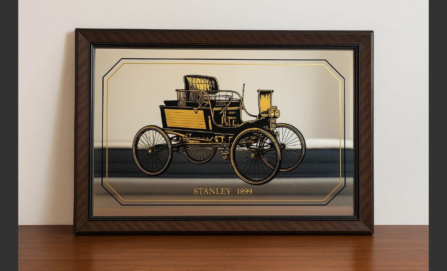 Stanley 1899 Car Mirror - photo 2
