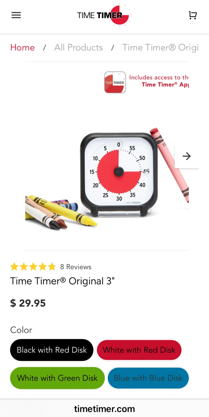 3" Pocket Size Visual Timer - photo 2
