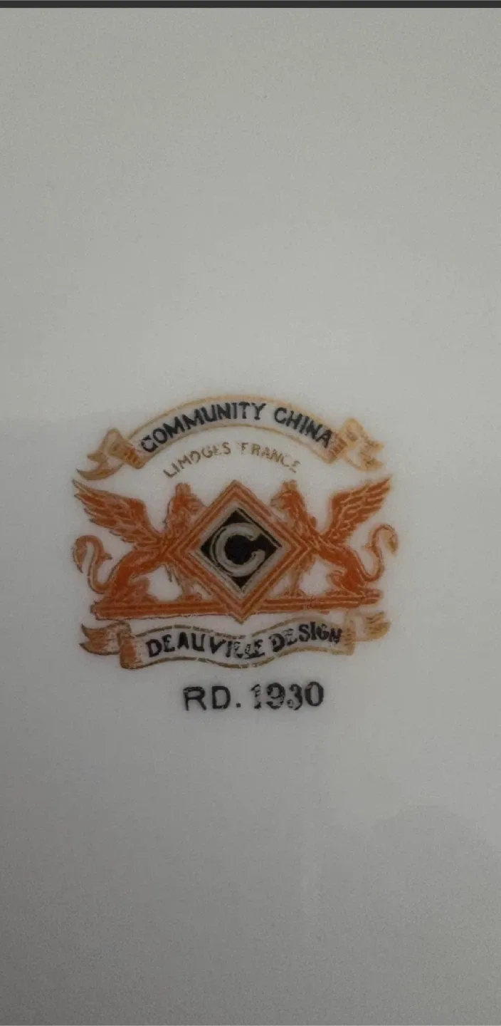 Community China Limoges France Plates - Deauville Design image indicator(3)