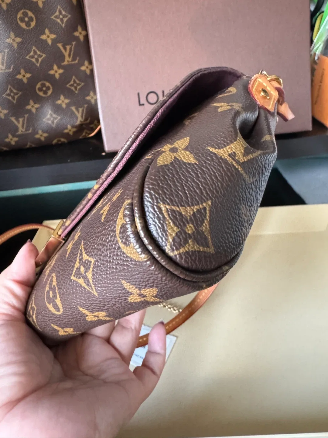 Louis Vuitton Monogram Favorite mm image indicator(6)