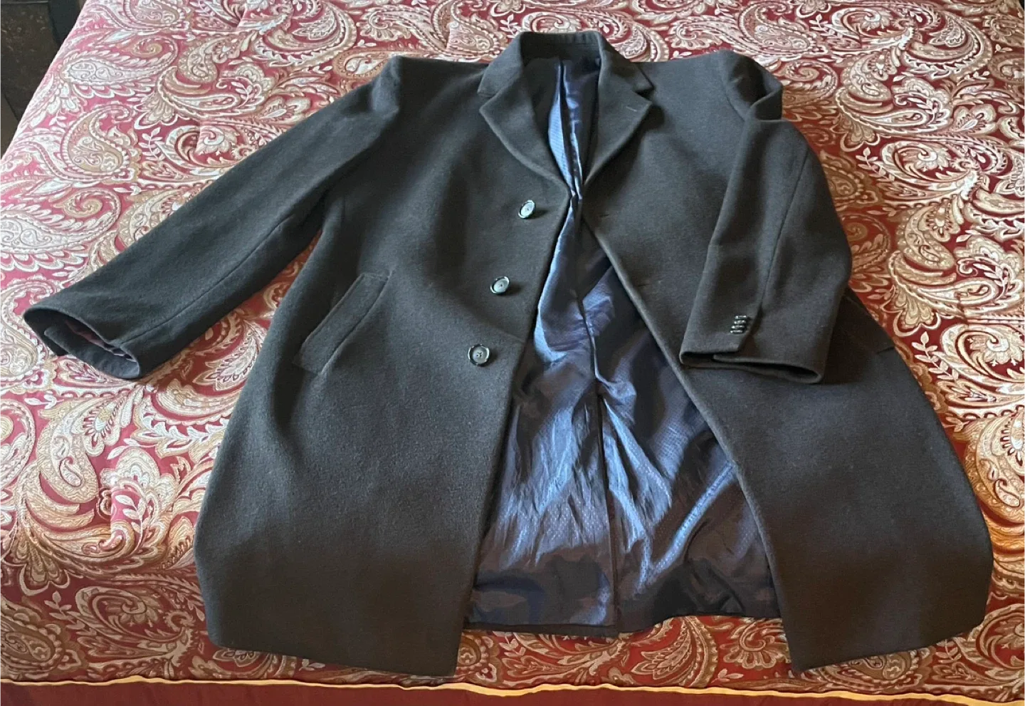 Kenneth Cole Reaction Brown Overcoat. image indicator(2)