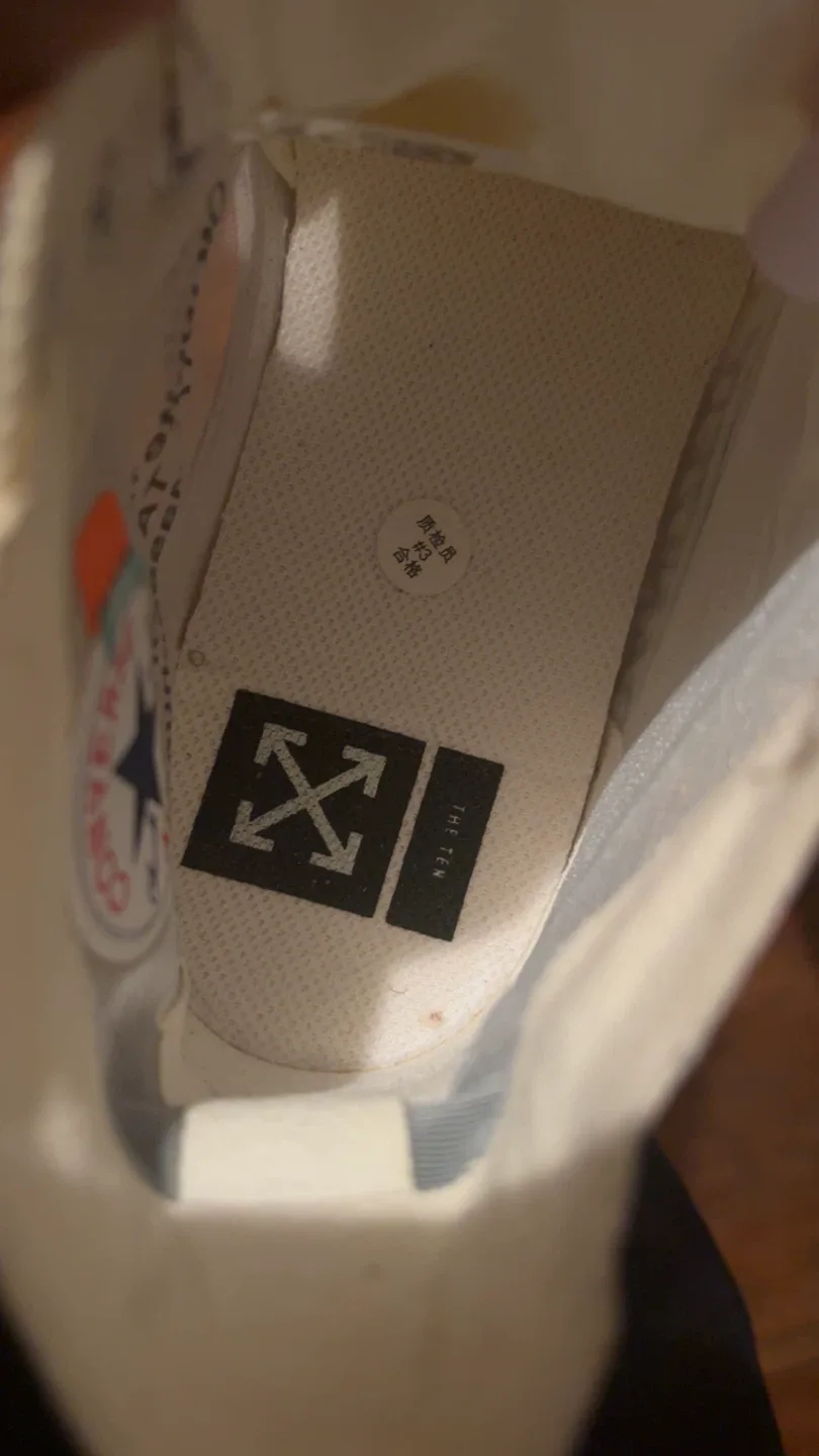 Converse x Off-White Chuck Taylor All-Star 'The Ten' Size 9 image indicator(5)