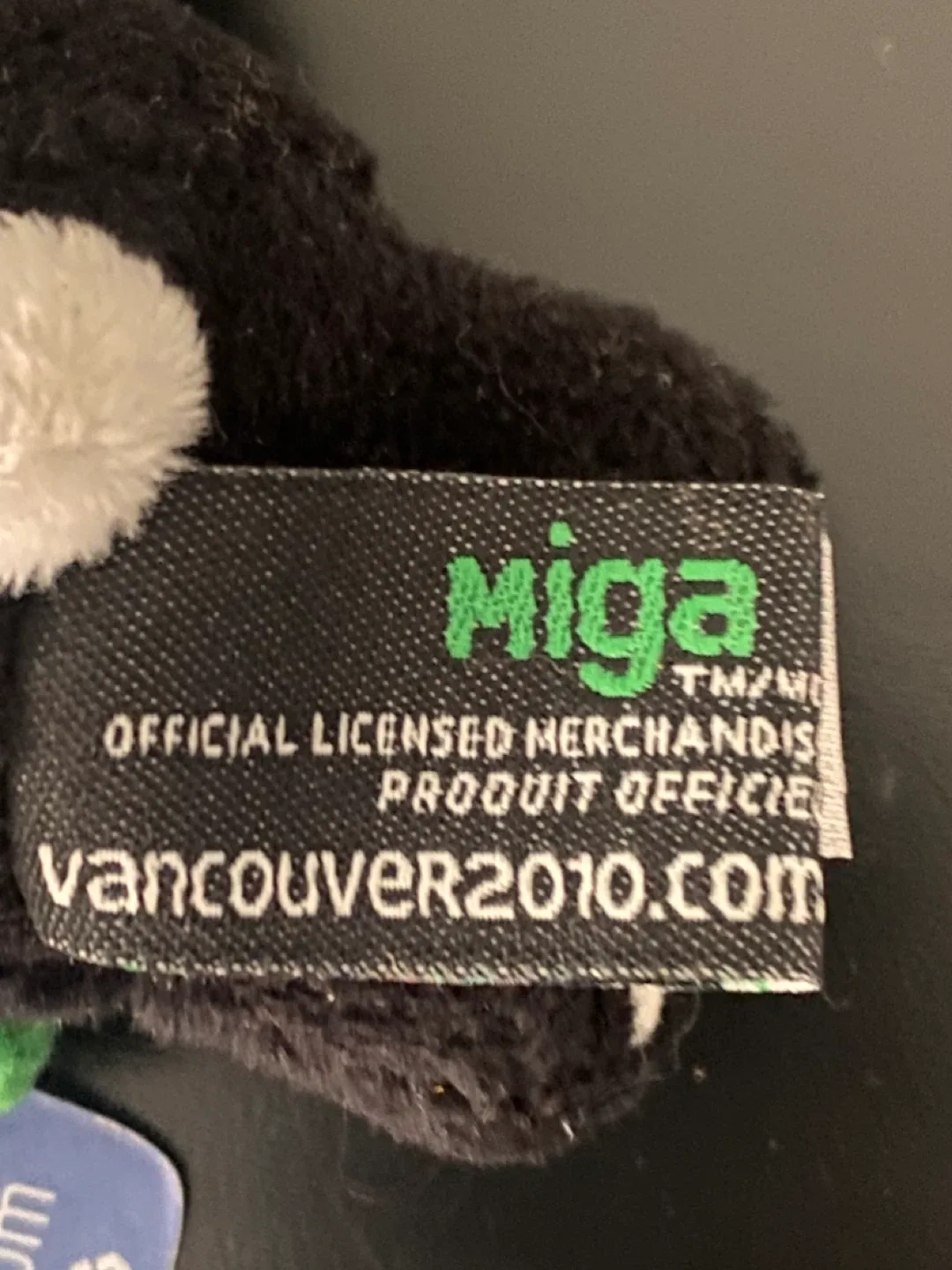NEW! Miga Vancouver 2010 Olympic Plush keychain with Tags image indicator(2)