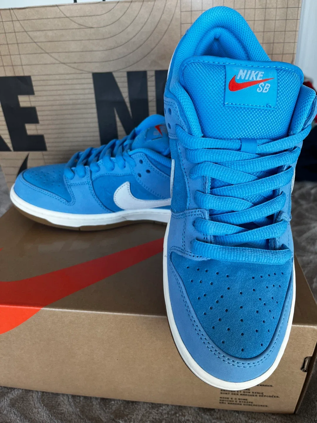 Nike SB Dunk Low Pro Unbleached Pack Blue US 9.5