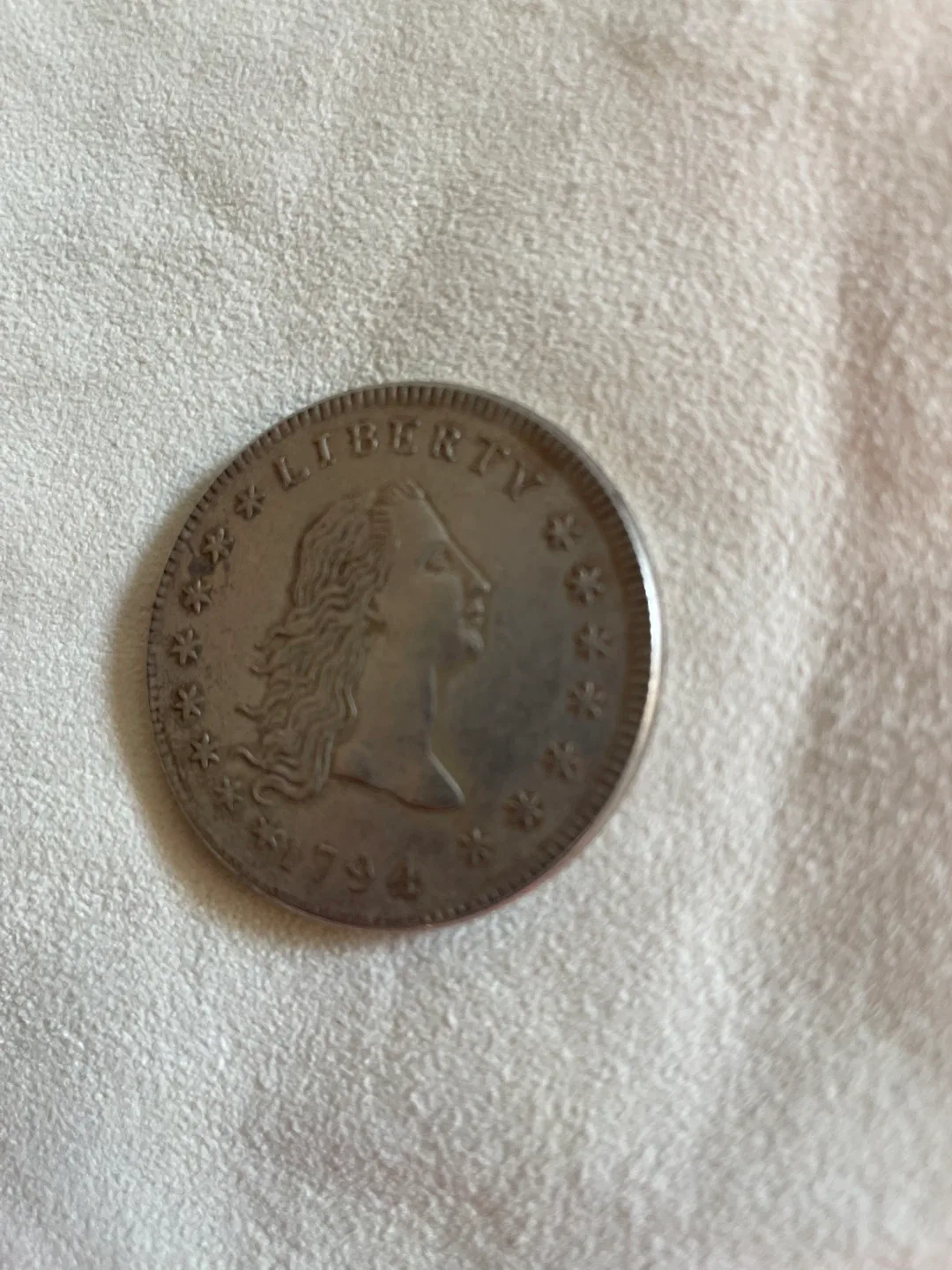 1794 Liberty Silver Dollar Coin copy image indicator(6)