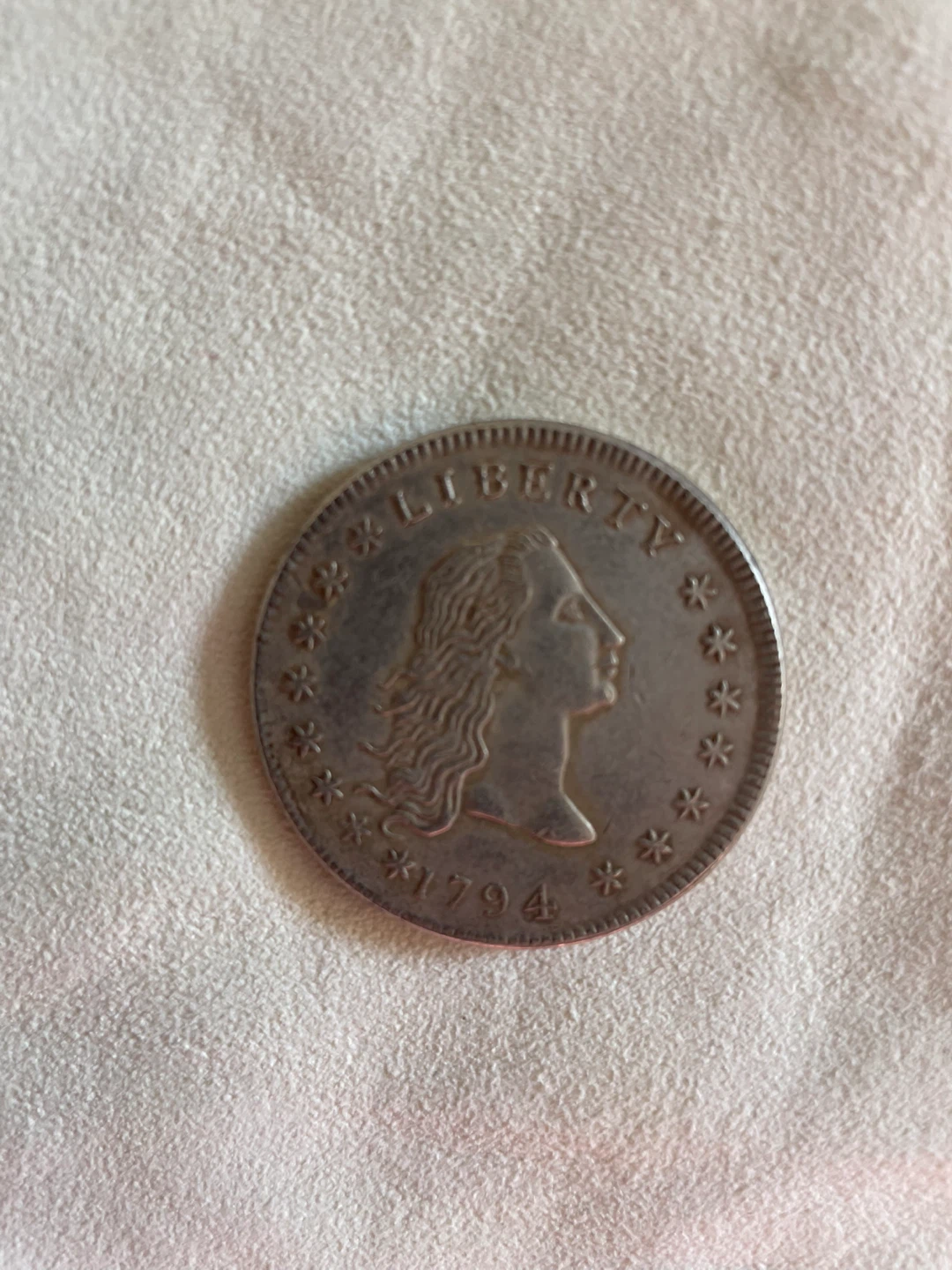 1794 Liberty Silver Dollar Coin copy - photo 5