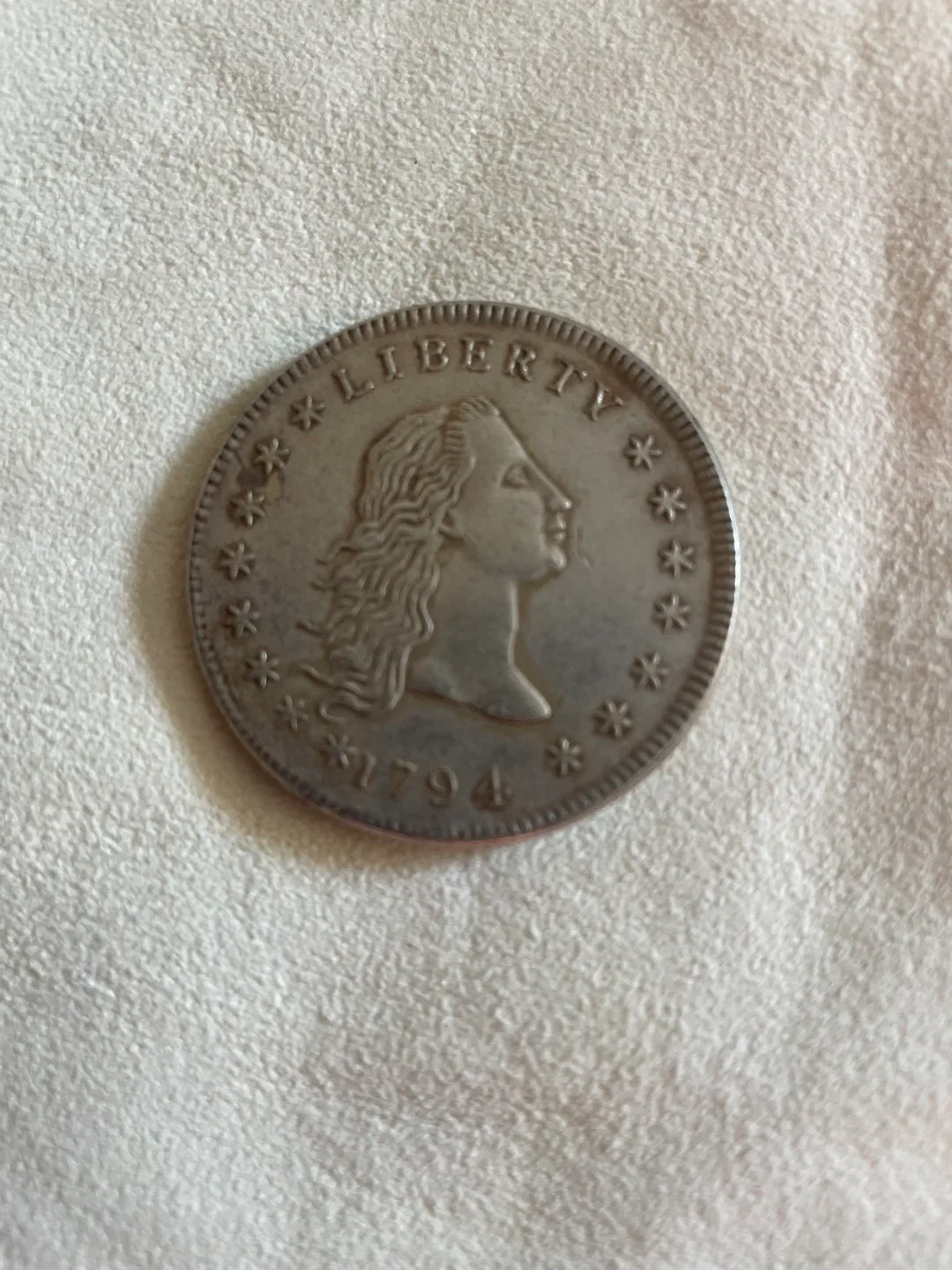 1794 Liberty Silver Dollar Coin copy image indicator(2)