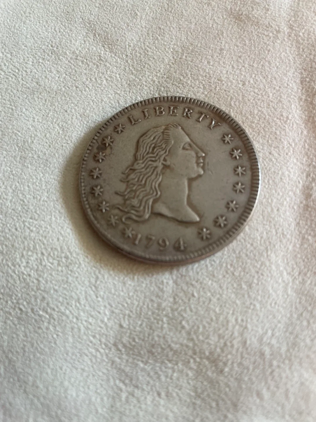 1794 Liberty Silver Dollar Coin copy image indicator(3)