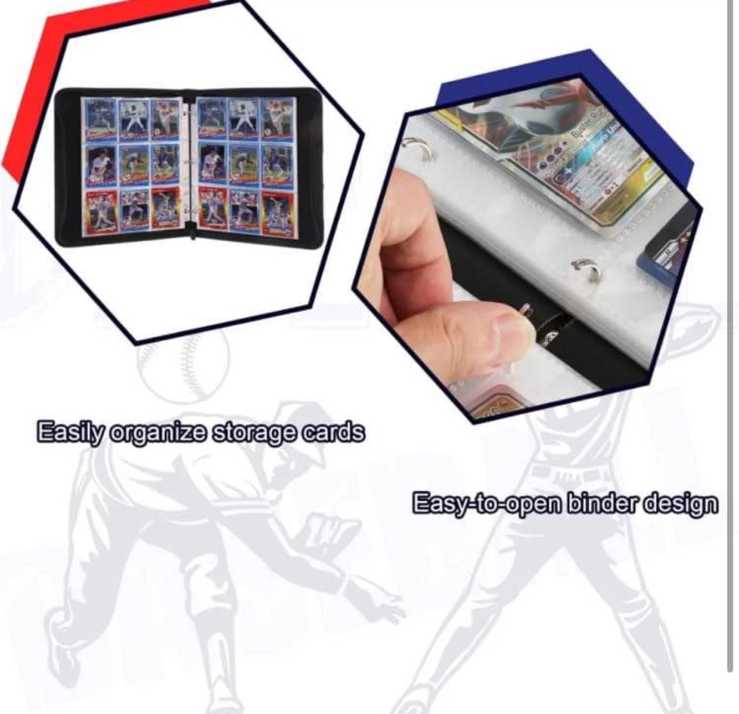 Baseball Card Binder Holder - Large Capacity - photo 4