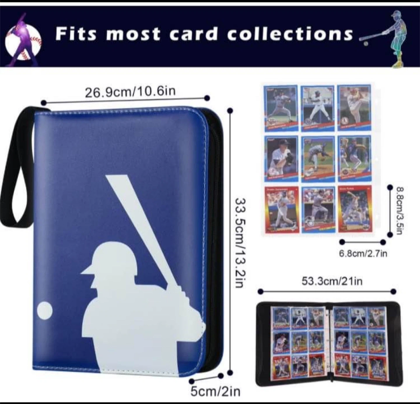 Baseball Card Binder Holder - Large Capacity - photo 5