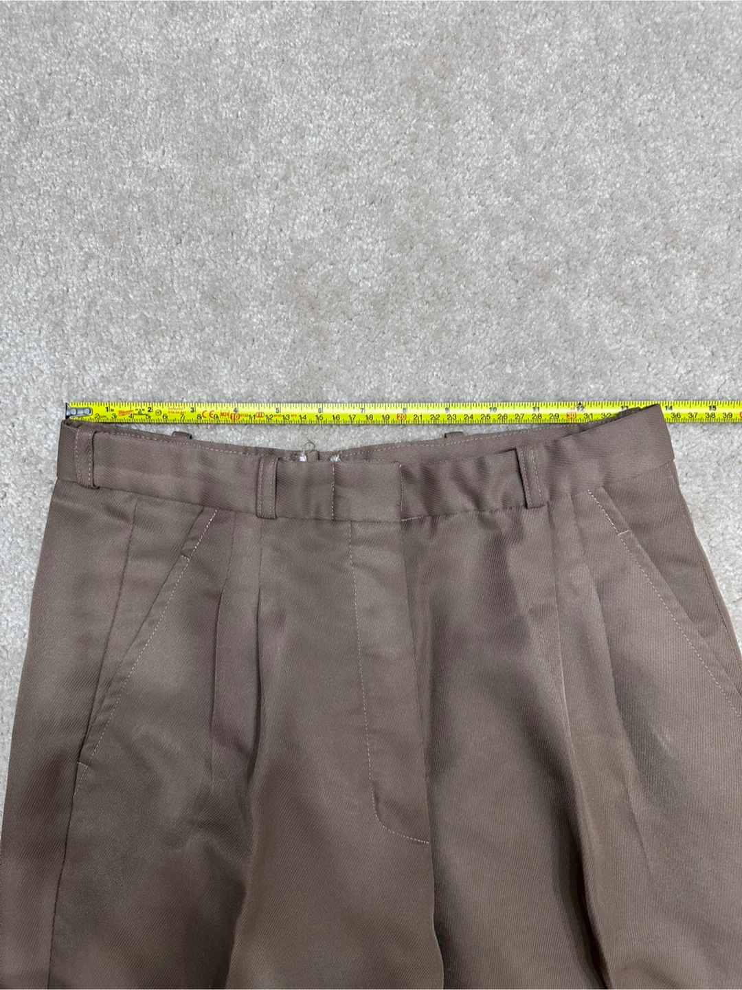 Mocha Brown Trousers - Size 28 - photo 4