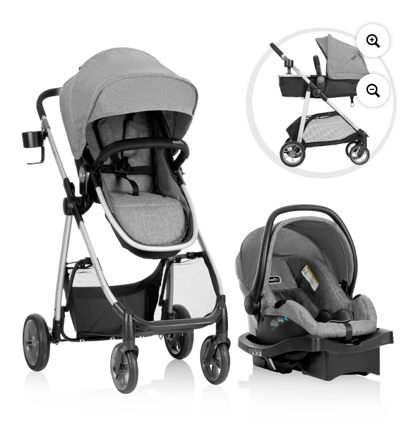 Evenflo Omni Plus Travel System - Grey