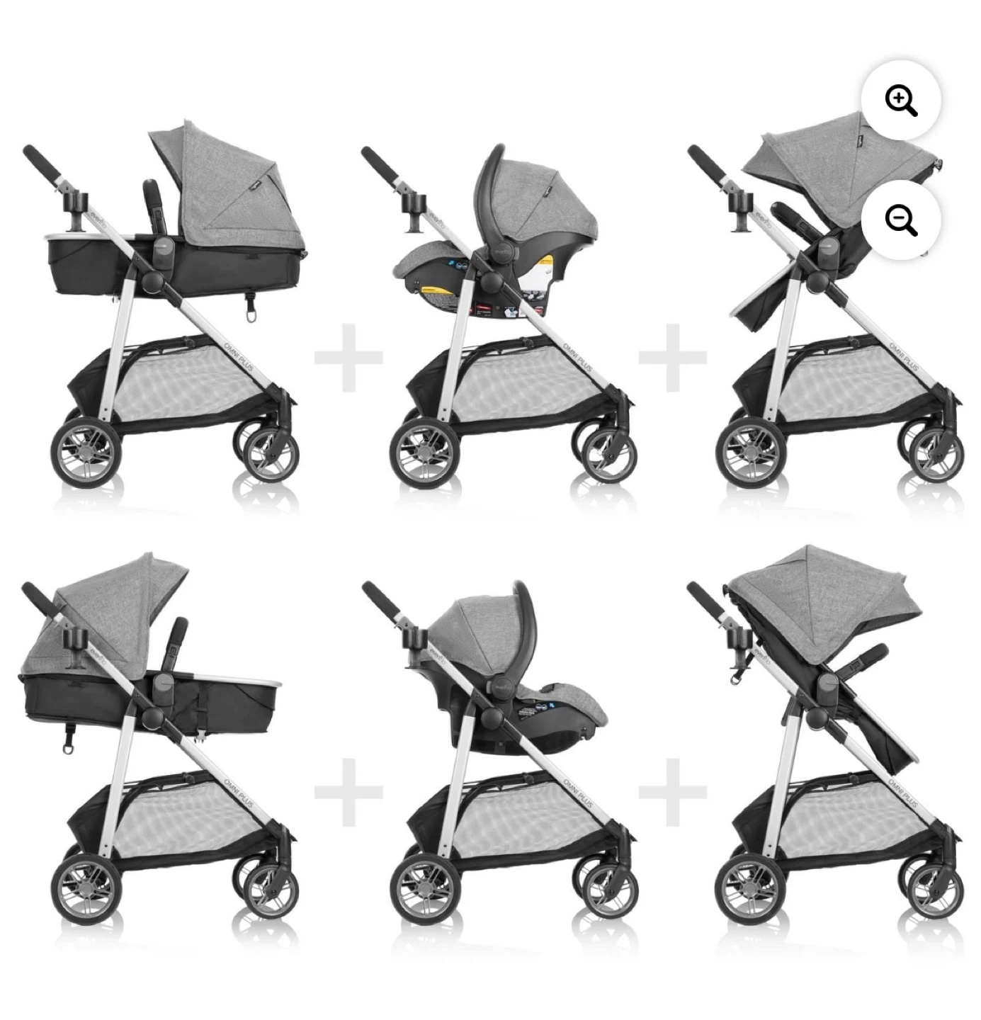 Evenflo Omni Plus Travel System - Grey - photo 3