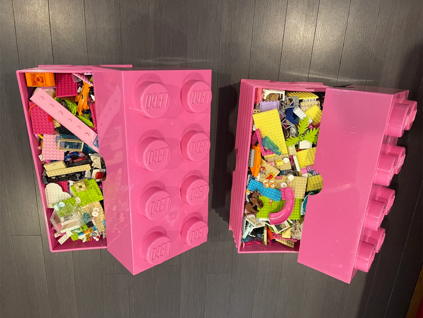LEGO Storage Bricks with Legos- Pink - photo 3