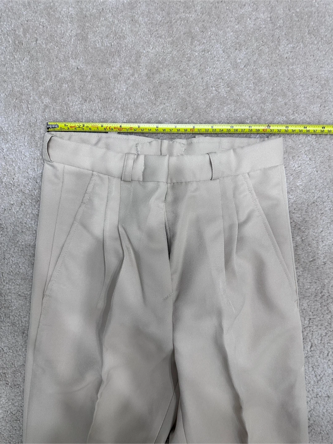 Beige Trousers - Size 26 - photo 4